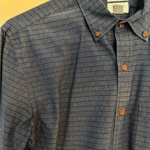 Men's Blue Button-Down Shirt